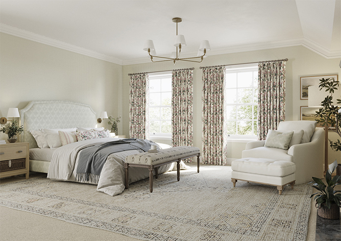 Adelaide, Winnies Bloom Buttermilk - Made to Measure Curtains - Image 7